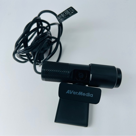 Aver Media Live Streamer Black Camera PW313 USB 2.0 Clip-on WebCam Full HD 1080p - Picture 8 of 10